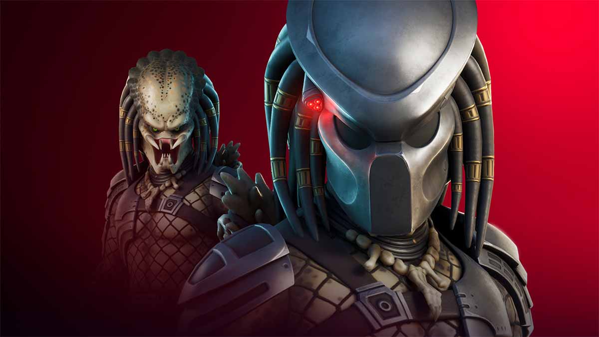 Mit dem Predator-Skin geht es in Fortnite auf die Jagd. Quelle: Epic Games.