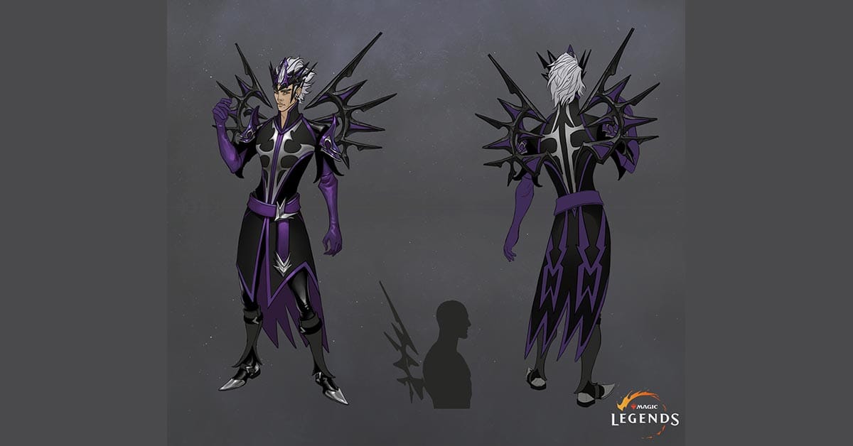 Das Charakterdesign erinnert stark an den Nekromanten aus Diablo.