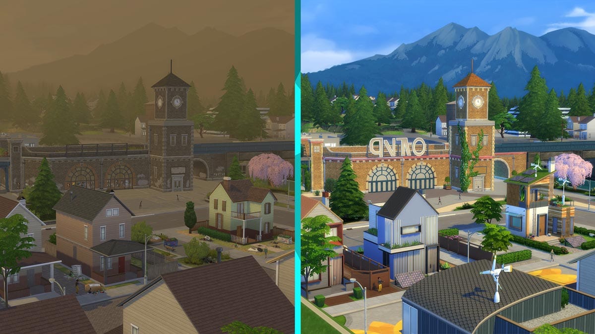 In Sims 4 Nachhaltig leben sorgen wir für eine bessere Welt.